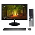 thumbnail image 1 of Dell OptiPlex 9020 High Performance Desktop PC with 20 inch Monitor(HDMI) (Intel Quad Core i5 up to 3.60 GHz, DVD, 8GB RAM, NEW 1TB SSD, KB, Mouse, WiFi, Windows 10 Pro 64-bit)(Refurbished), 1 of 4