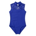thumbnail image 3 of Sholeno Kids Girls Sleeveless Gymnastics Leotard One Piece Tank Tops Ballet Dancewear Bodysuit Blue 7-8, 3 of 7
