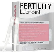 Fertility Lubricant Conceive Support | Sperm & Vaginal-Friendly Support for Couples Trying to Get Pregnant | 10 Pre-Filled Applicators
