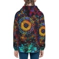 thumbnail image 6 of Rocae Mandala Colorful for Zip Up Hoodies for Teen Sweatshirt with Hood-Small, 6 of 6