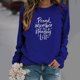 thumbnail image 2 of Sudaderas Navideñas Para Mujer, Blusa de Manga Larga Con Bolsillo Estampado A La Moda, Tops Informales, Sudaderas Con Botones Odeerbi ODB191762, 2 of 7