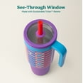 thumbnail image 5 of Reduce Jamie Makeup 40oz Chiller Tumbler with Handle with Spill-Proof Straw - Blocked, 5 of 7