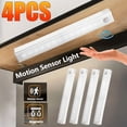 thumbnail image 1 of LEEYNEER 4 Multi-Size Magnetic LED Motion Sensor Lights  USB Rechargeable Cabinet Lights  Lightweight Construction  Durable Plastic  Motion Sensor Light Bar  Motion Sensor Indoor Lighting, 1 of 5