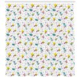 thumbnail image 3 of Ambesonne Vintage Shower Curtain, Retro Geometric Doodle, 69"Wx75"L, Multicolor, 3 of 3