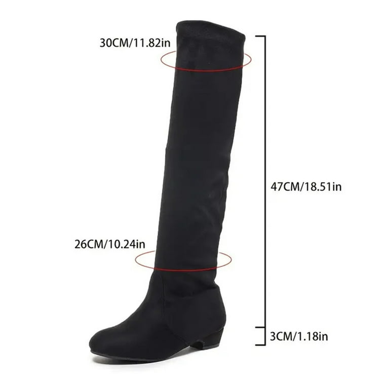 yocbz Womens Work Boots Over the Knee Boots for Women with Heel