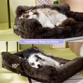 thumbnail image 2 of Cute Orthopedic Cat Couch Bed, Waterproof Dog Bed with Egg Foam for Small Medium Dogs, Washable Cat Sofa with Fluffy Faux Fur Bubble Cover, Non-Slip Bottom Cat Chair for Indoor Cats,, 2 of 12