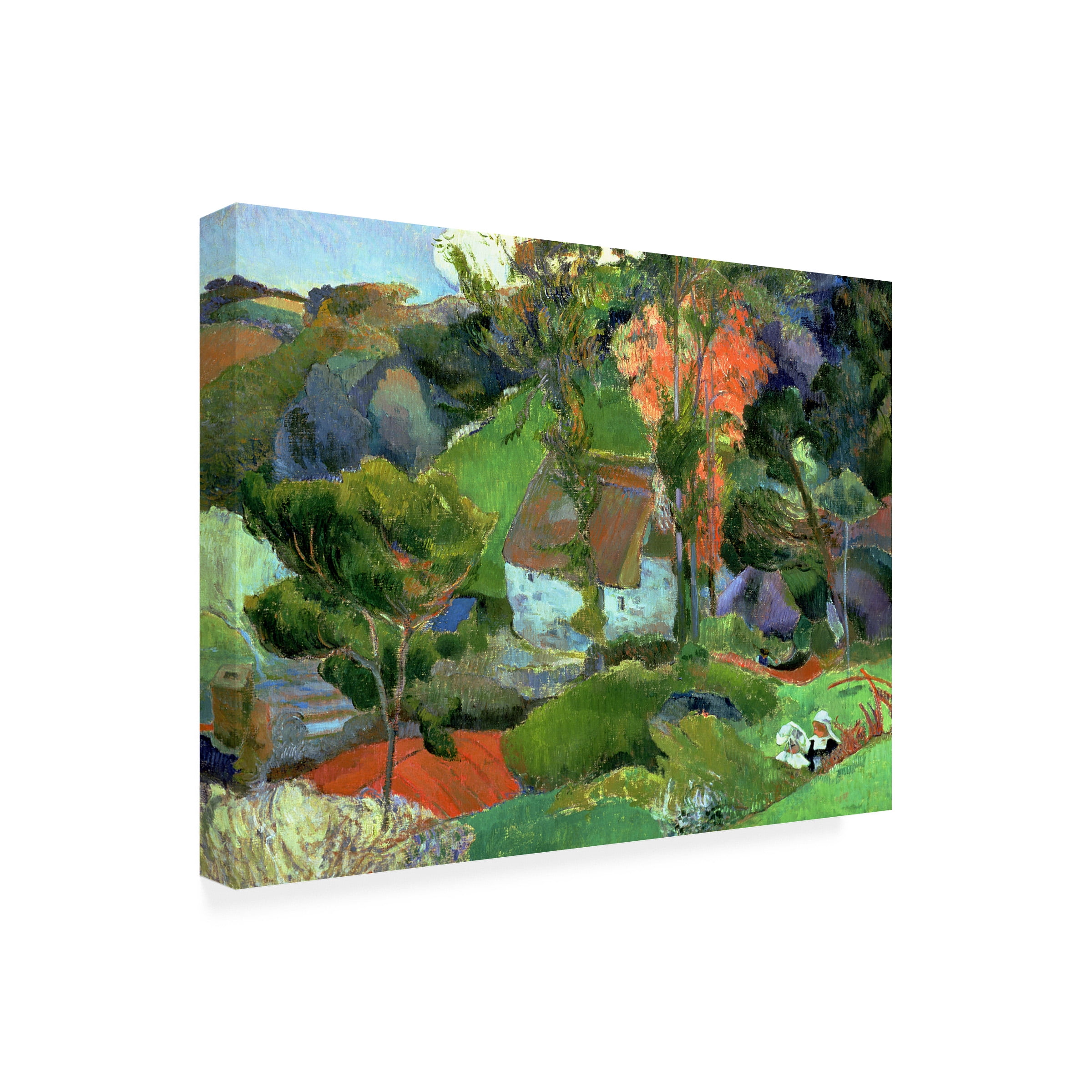 Trademark Fine Art Paul Gauguin Landscape at Pont Aven Canvas Wall