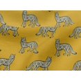 thumbnail image 4 of oneOone Viscose Jersey Fabric Fox Block Print Fabric By Yard 60 Inch Wide, 4 of 5