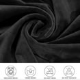 thumbnail image 5 of CJC Velvet Single Corner Seat Cover for 5-Seat Recliner Sofa, Black, 5 of 9