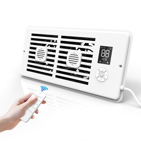ZELVINN Household Intelligent Quiet with Boosting Fan 1-10 Speed Adjust Cooling Floor Bedroom for Improve Heating