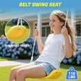 thumbnail image 6 of Swing Set for Backyard, SHINPT 2 in 1 Swing Set for Kids Ages 3-8, Toddler Swing Set with 1 Saucer Swing Seat and 1 Belt Swing Seat, Outdoor swing Set for Kids Playground, 6 of 9