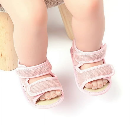 Esho Baby Boy Girl Summer Shoes Sandals Toddler Soft Soled Flats Shoes 0-18 Monthes