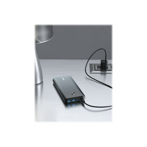 Anker PowerCore III Elite 25600 - Power bank - 25600 mAh - 87 Watt - IQ 3.0 (2 x USB, 2 x USB-C) - black - Walmart.ca Anker PowerCore III Elite 25600 - Power bank - 25600 mAh - 87 Watt - IQ 3.0 (2 x USB, 2 x USB-C) - black - Walmart.ca