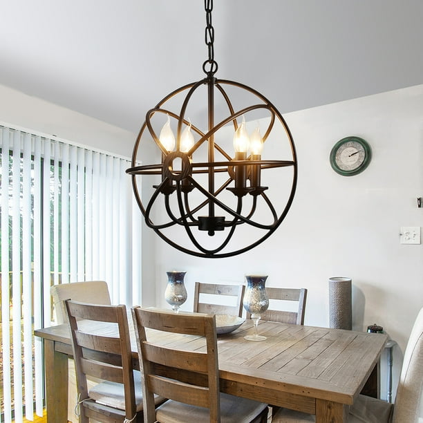 Ceiling Pendant Light 5-Light Hanging Ceiling Chandelier ...