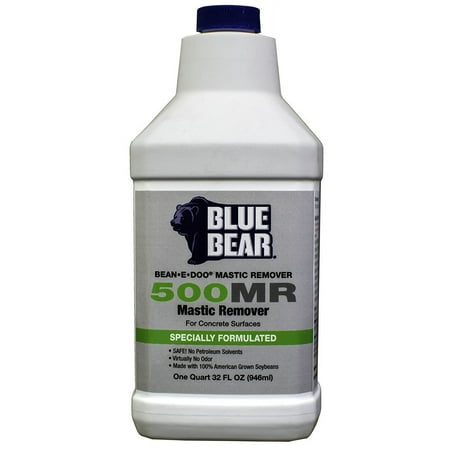 Blue Bear 500MR Mastic Remover for Concrete, 1 Quart