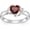01. January Garnet (Created), variant on Heart Natural Moss Agate Ring 925 Sterling Silver Green Agate Engagement Ring Wedding Promise Jewelry Gifts for Women Size 5
