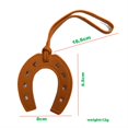 thumbnail image 5 of PU Leather Horse Hoof Horseshoe Keychain Handbag Key Chains Keyring, 5 of 8