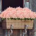 thumbnail image 3 of Morttic 6Pcs Artificial Fake Silk Wisteria Flowers, Faux Hyacinth Flowers for Home Garden Outdoor Cemetery Grave Fences Spring Summer Decor Floral Arrangements, Pink, 3 of 9