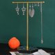 thumbnail image 2 of Metal Earring Display Stands With Round Base Jewelry Display Holder T-shape, 2 of 5