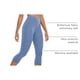 thumbnail image 4 of Pantalones CRZ YOGA Butterluxe Capri de Cintura Alta 48 cm Azul Talla L, 4 of 5