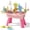 Pink, variant on AGIUFGS Water Play Table with Faucet and Slides, Festive Holiday Designs, for Home Use