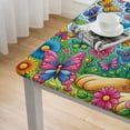 thumbnail image 4 of Heart Dog Round Table Cloth Mothers Day Polyester Tablecloth Tablecloth Dinning Table Cover for Valentines Day Decor Party Picnic, 4 of 7