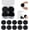 Black, variant on 20 Pcs NFC Tags,NFC Stickers Cards with Adhesive Back, Round Rewritable NFC Cards, 504 Bytes Memory Compatible with NFC Enabled Phones (25mm)…