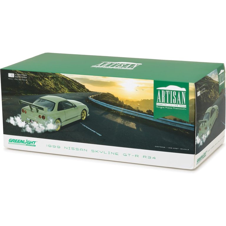 グリーンライト　Nissan Skyline GT-R 1/18 グリーンライト 1/18 1999 日産 スカイライン GT-R (R34