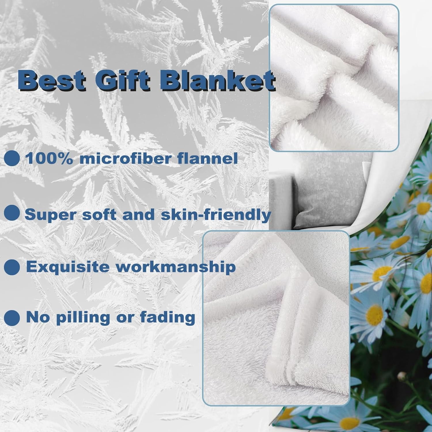 Fun Mexican Food Taco Throw Blanket for Women Girls Boys, Soft Flannel Blankets Gifts