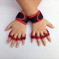 thumbnail image 3 of M Guantes Deportivos de Entrenamiento para Hombres y Mujeres, Guantes de Entrenamiento, Fitness, Culturismo, Levantamiento de Pesas, Gimnasio, Mano, MuñEca, Guantes Negros A, 3 of 5