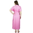 thumbnail image 2 of Bimba Maternity Kaftan Belt Nursing Night Gown| Front Buttons| Baby Shower Gift, 2 of 8