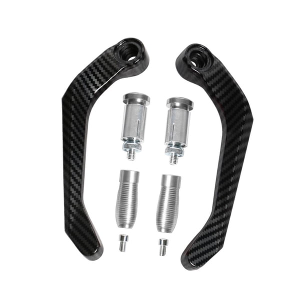 2 protectores de mano genéricos para palanca de embrague de freno de motocicleta. Plata