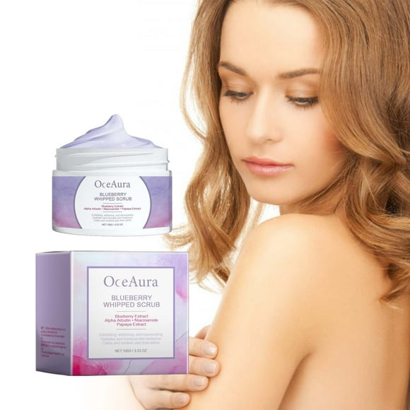 TopLLC Luxurious Exfoliating Cleansing Brightening Skin Blueberry Body Scrub 100g facial scrub