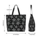 thumbnail image 5 of Balery Turtle Bolsa Tote Estilo Estético con Cremalleras, Bolsa de Hombro, Bolsa de Compras Grande y Plegable, 5 of 8