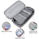 thumbnail image 3 of Estuche para lápices Chelory Big de gran capacidad, tela Oxford gris, 3 of 7