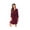Wine Red, variant on Ekouaer Women‘s Robes Lightweight 3/4 Sleeve Short Knit Bathrobe Soft Knee Length Sleepwear Robes with Pockets