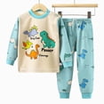 thumbnail image 4 of CAUYDY 2T 3T 4T 5T Child Boys Clothes Toddler Sleepers Comfy Long Sleeved Top Pants 2 Piece Set Baby Pajamas Little Kids Outfits for Boy Fall Winter Sizes 3-4 Years,Yellow, 4 of 4