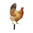 thumbnail image 3 of Estaca de jardín con forma de gallina, escultura animal, decoración de jardín, estatua de gallina, estatuilla acrílica para patio, primavera, jardín, Estilo A, 3 of 8