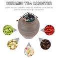 thumbnail image 5 of Ceramic Tea Canister Tea Storage Jar Mini Tea Can Vintage Small Sealed Can, 5 of 6