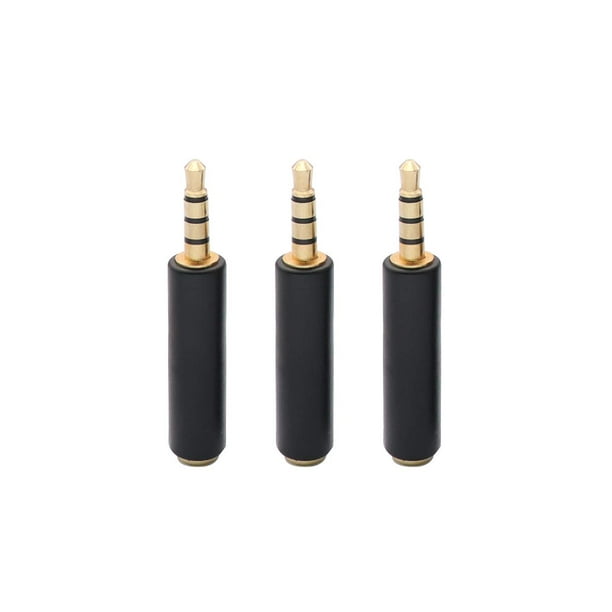 Cable de 3,5 mm a videocámara de vídeo AV RCA con adaptador M/F de 3,5 mm
