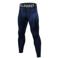 thumbnail image 1 of Poseca Men Compression Gym Sport Long Pants Quick Dry Leggings Trousers, 1 of 2