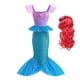 thumbnail image 3 of Vestido de fiesta de cumpleaños de sirena para niña, disfraz de sirena, trajes de Cosplay de Anime de carnaval, disfraz de fantasía para niños de 2 a 10 años, 3 of 5