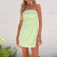 thumbnail image 2 of Women Bodycon Dress Backless Slash Neck Side Slit Vacation Outfit (Black S), 2 of 7