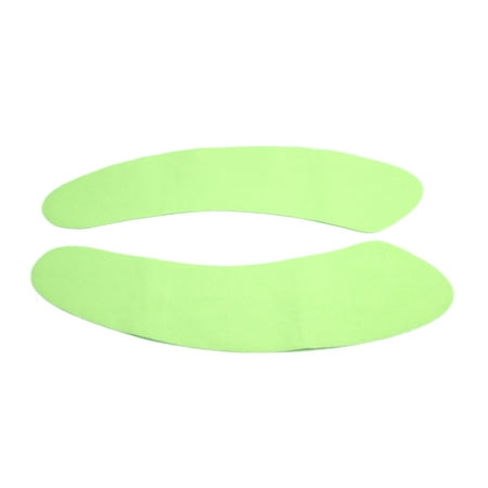 2pcs Green Adhesive Soft Toilet  Cloth Cover Pad for Bathroom Close