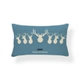 thumbnail image 2 of Yoyauz Christmas Winter Blue Deer Throw Pillow Covers Cotton Linen Home Decorative Throw Pillow Case Forest Fawn Cushion Cover for Sofa Couch, 2 of 5