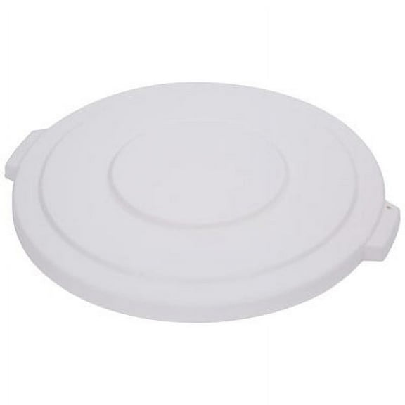 Bronco White 55 Gallon Round Waste Bin Lid (1 Unit)