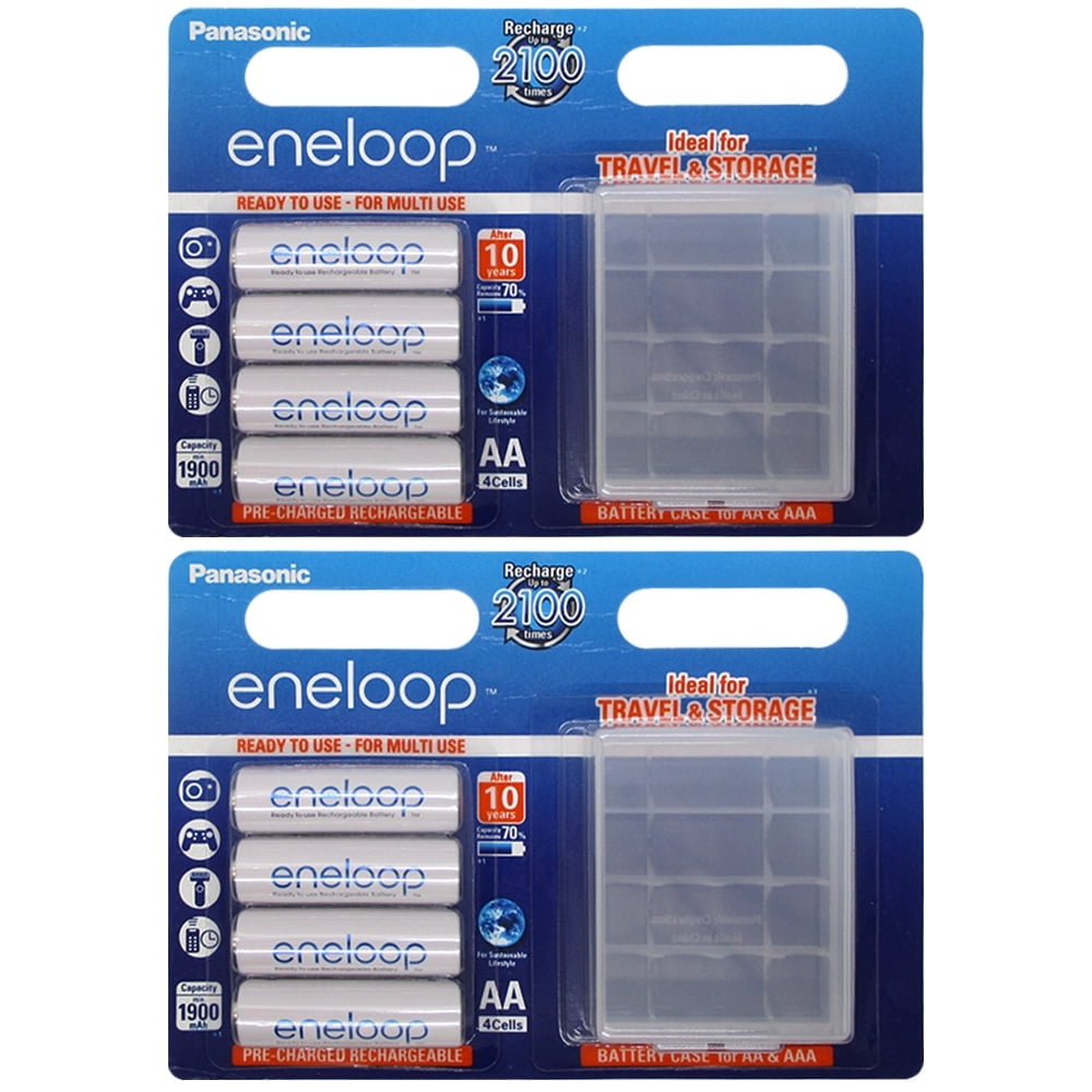 8 AA Panasonic Eneloop Pro (Replace sanyo XX) NiMH 2550mAh