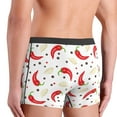 thumbnail image 4 of Men's Boxer Briefs, Chili Pepper garlic Soft Comfy Mens Underwear Boxer Briefs Breathable With Widen Waist, 4 of 7