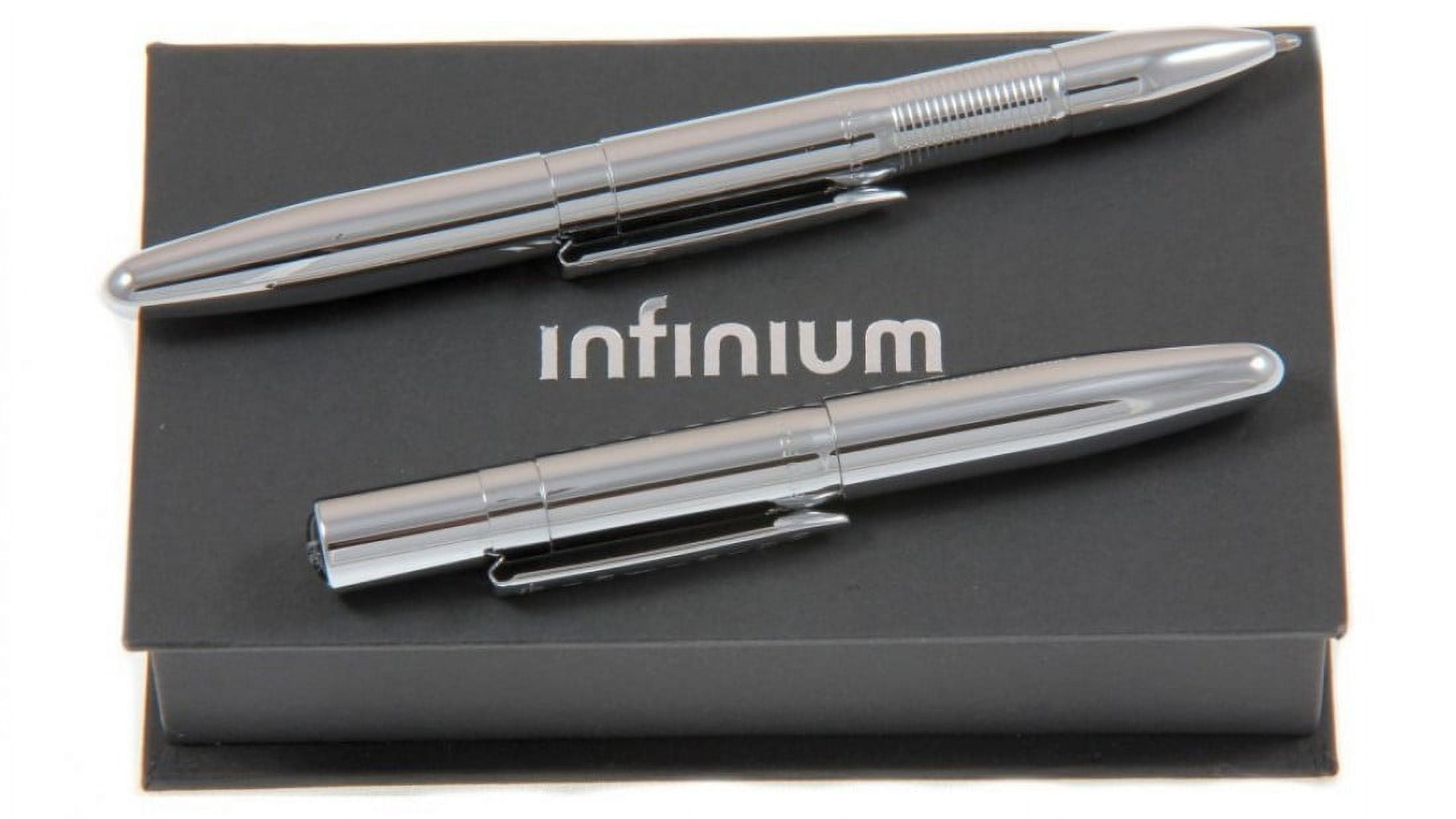 Fisher INFCH-1 Infinium Space Pen Chrome Blue Ink Medium Point