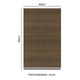 thumbnail image 2 of Alacena Madesa 1 Puerta 2 Compartimentos 40 Cm Marron Madesa G254009BGL, 2 of 8